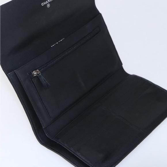 Chanel  Black trifold wallet - Picture 3 of 7